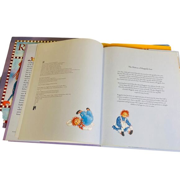 Lot of 4 Raggedy Ann and Andy Books Assorted Hardcover Jan Palmer - Picture 10 of 12